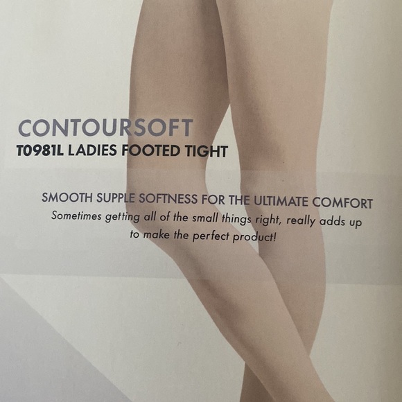 Bloch brand black footed tights - Picture 3 of 5